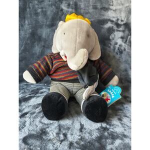 Babar  15" Tall Winter Holiday Loves Applause Stuffed Animal Plush Toy
